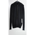 Men Winter Knitted Unisex Long Cardigan with Zipper